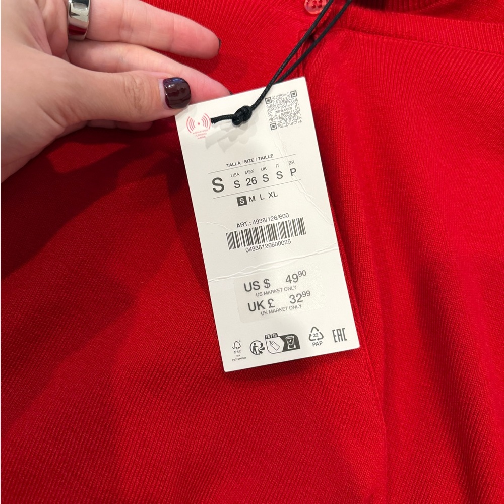 Zara Double Layer Knit Cardigan - Picture 3 of 4